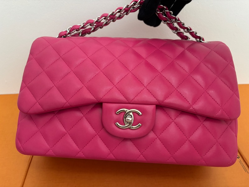 過年前可收到｜Classic Jumbo 30桃粉羊皮｜狀態極新極美-5