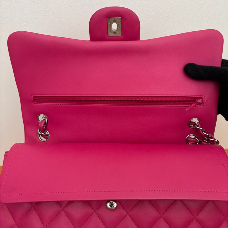 過年前可收到｜Classic Jumbo 30桃粉羊皮｜狀態極新極美-8