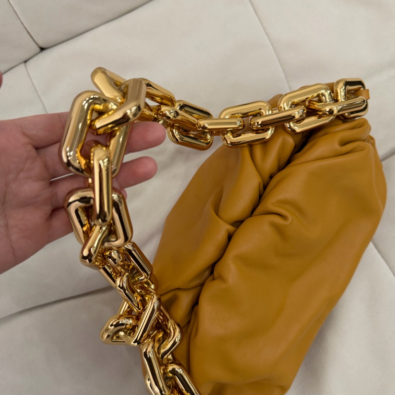 Bottega Veneta 雲朵 chain pouch shoulder bag-13