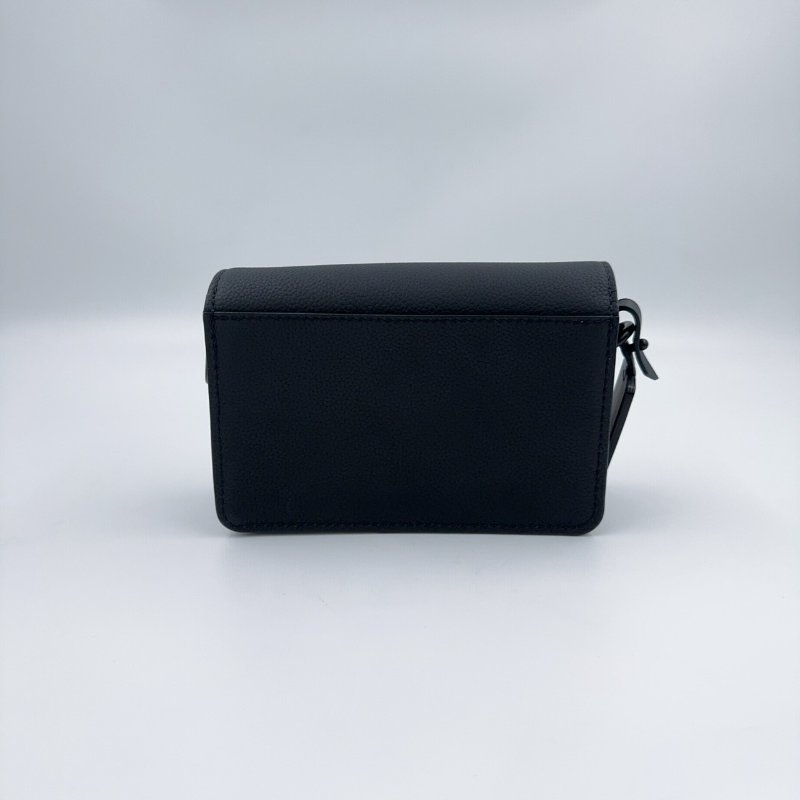 LV黑色牛皮小型翻蓋斜背包M82085 (115年購入僅離櫃!)-7