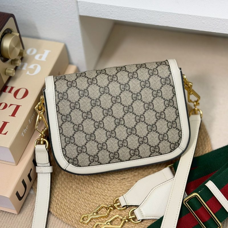 （挑戰全網最甜🍭）🏷Gucci 古馳．Horsebit 1955 馬銜釦馬鞍包 Mini-1