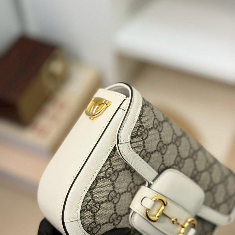 （挑戰全網最甜🍭）🏷Gucci 古馳．Horsebit 1955 馬銜釦馬鞍包 Mini-8