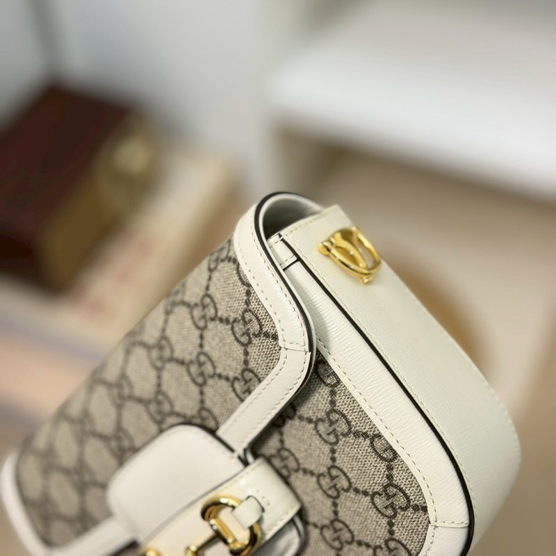 （挑戰全網最甜🍭）🏷Gucci 古馳．Horsebit 1955 馬銜釦馬鞍包 Mini-9