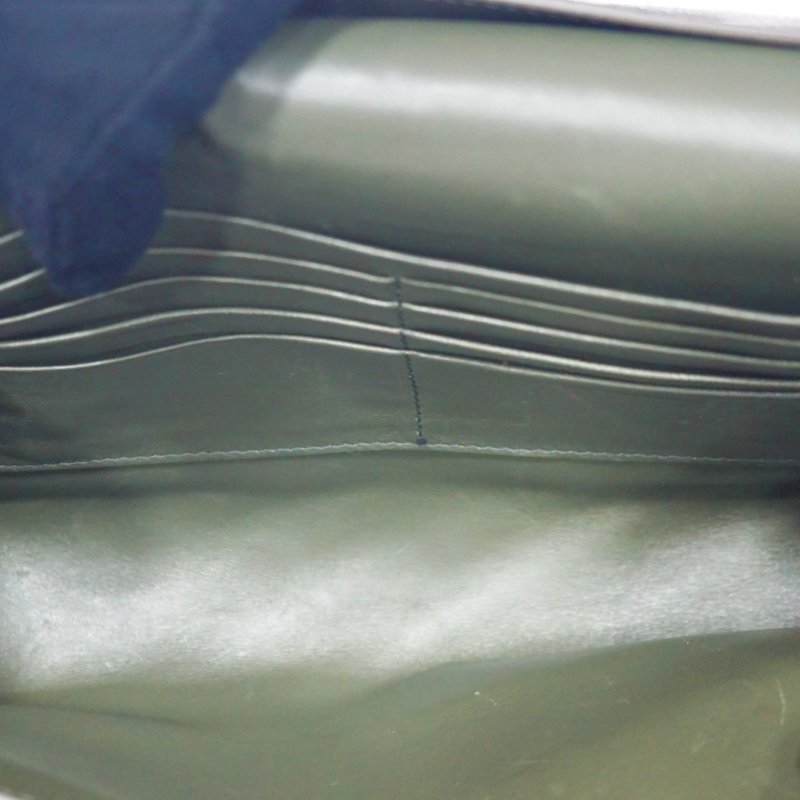 BALENCIAGA 巴黎世家 Car Flap 軍綠色牛皮中性斜背包-10