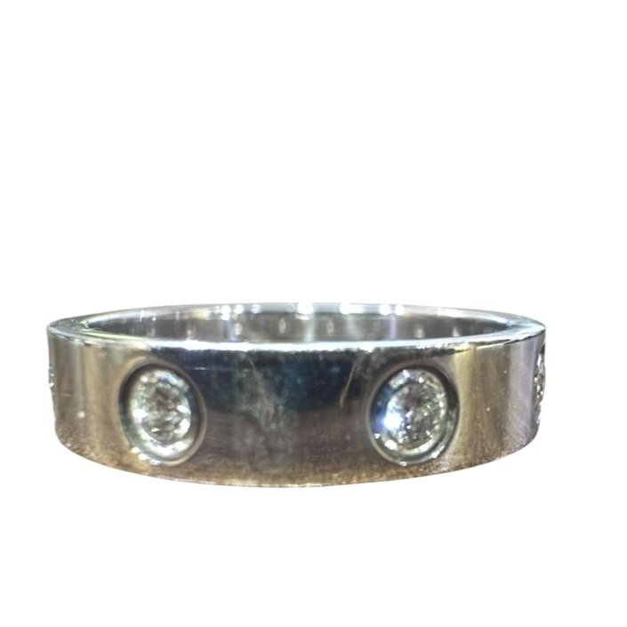 【美收精品】CARTIER LOVE戒指 小型款 8顆鑽石 4-950-1