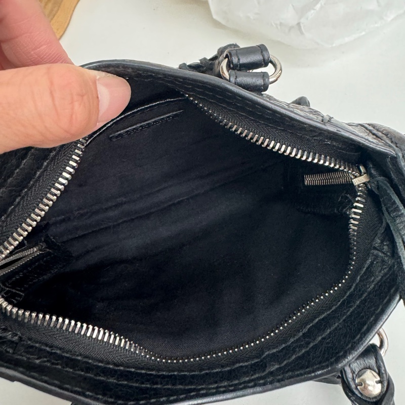 巴黎世家黑銀Nano City-9