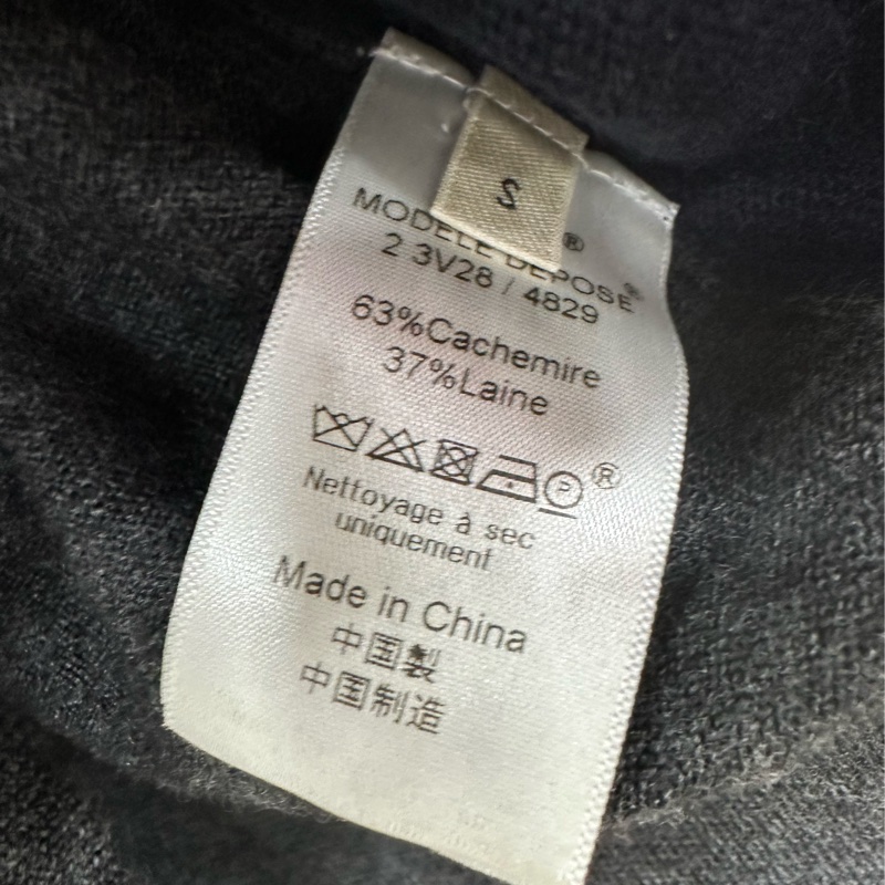 CELINE羊絨毛衣，S碼，拼色毛衣。-3