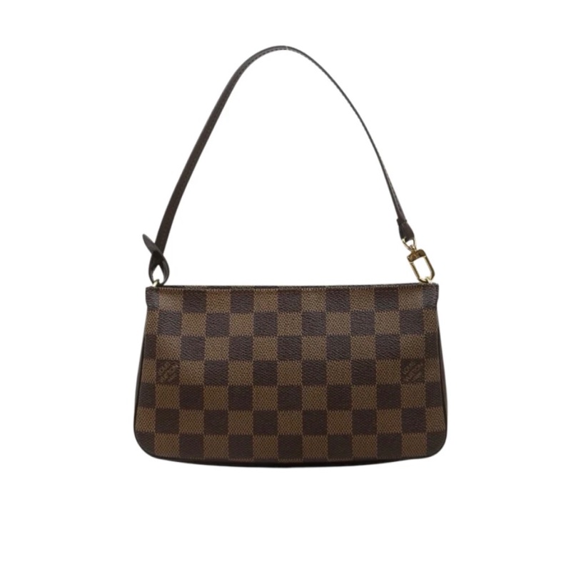 「JL精品代購」98新 LV 棋盤格 麻將包-2