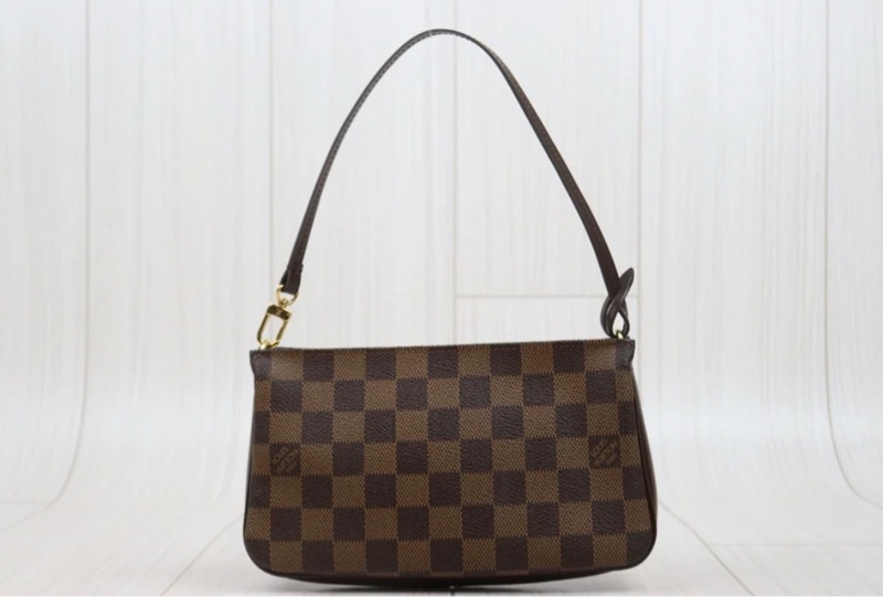 「JL精品代購」98新 LV 棋盤格 麻將包-3