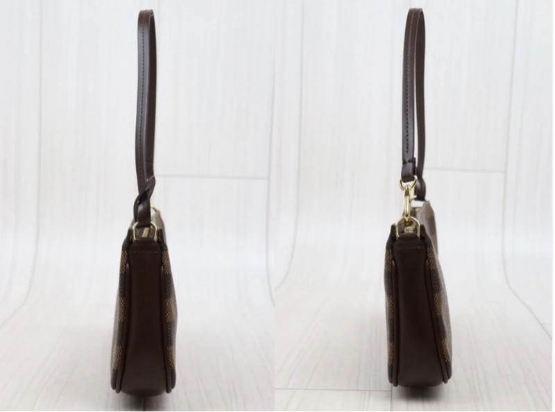 「JL精品代購」98新 LV 棋盤格 麻將包-4