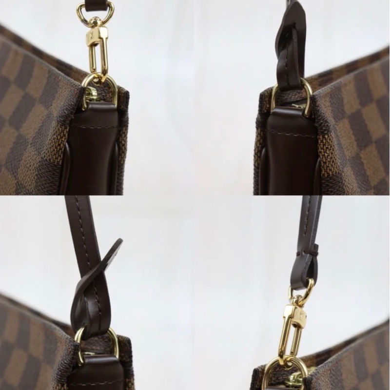 「JL精品代購」98新 LV 棋盤格 麻將包-5