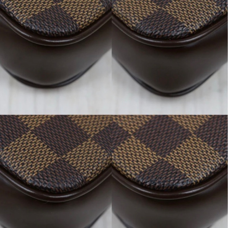 「JL精品代購」98新 LV 棋盤格 麻將包-9