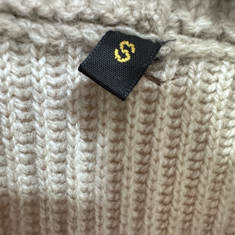 Loro Piana/LP 諾悠翩雅 皮草拼接羊絨針織馬甲外套 S碼-3