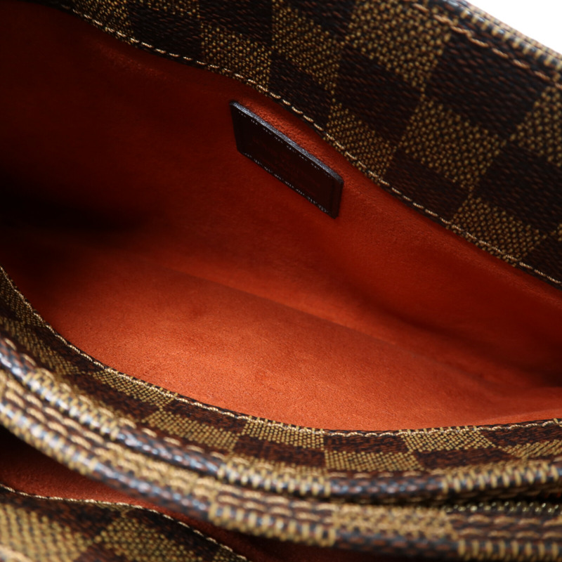 LOUIS VUITTON Damier Aubagne金扣肩背袋-4