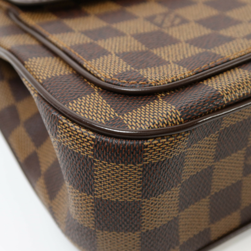 LOUIS VUITTON Damier Aubagne金扣肩背袋-12
