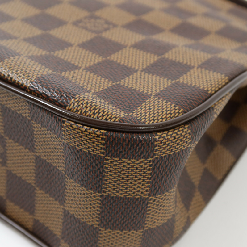 LOUIS VUITTON Damier Aubagne金扣肩背袋-15