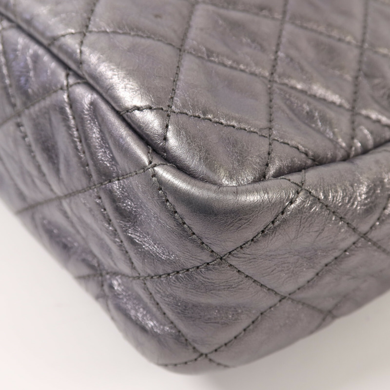 CHANEL 牛皮皮革Shoulder Bag銀扣鏈帶肩背袋-11