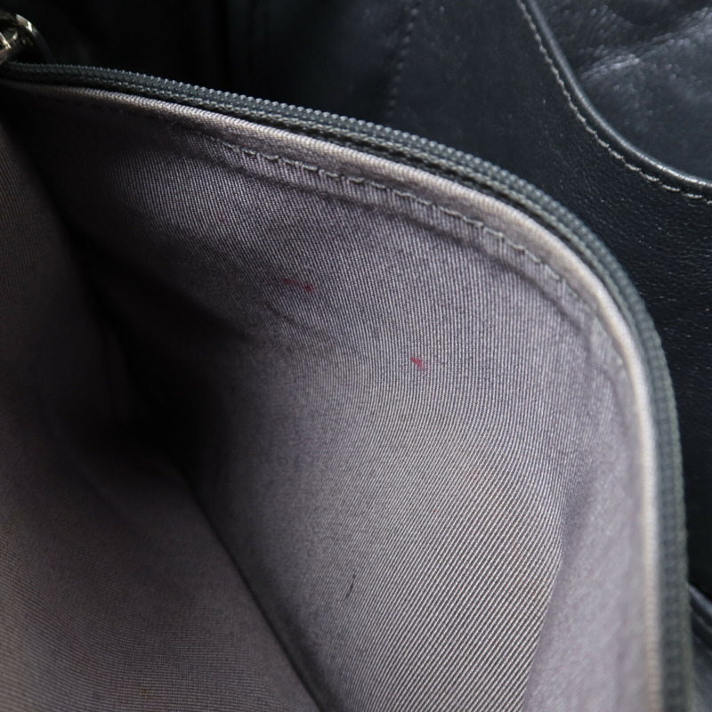 CHANEL 牛皮皮革Shoulder Bag銀扣鏈帶肩背袋-14