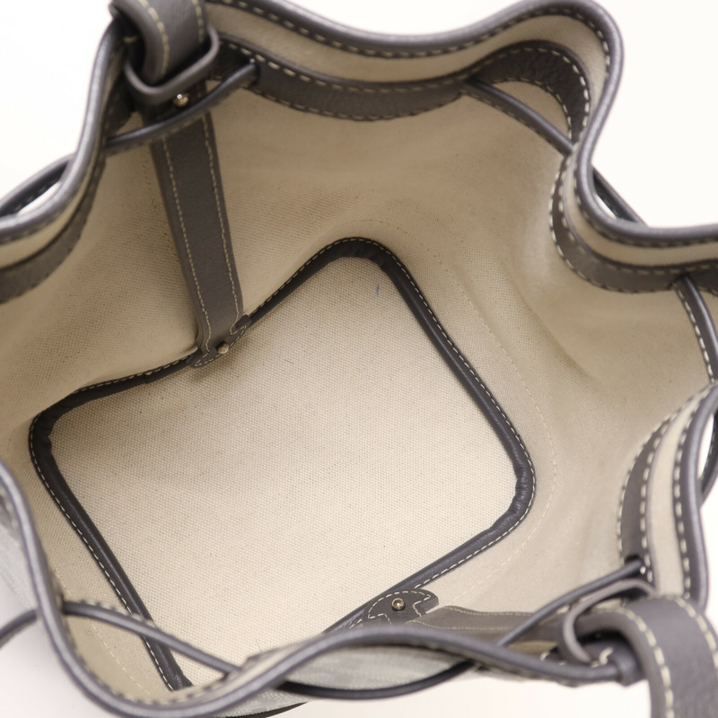 GOYARD 塗層帆布Petit Flot Bucket Bag銀扣肩背袋-4