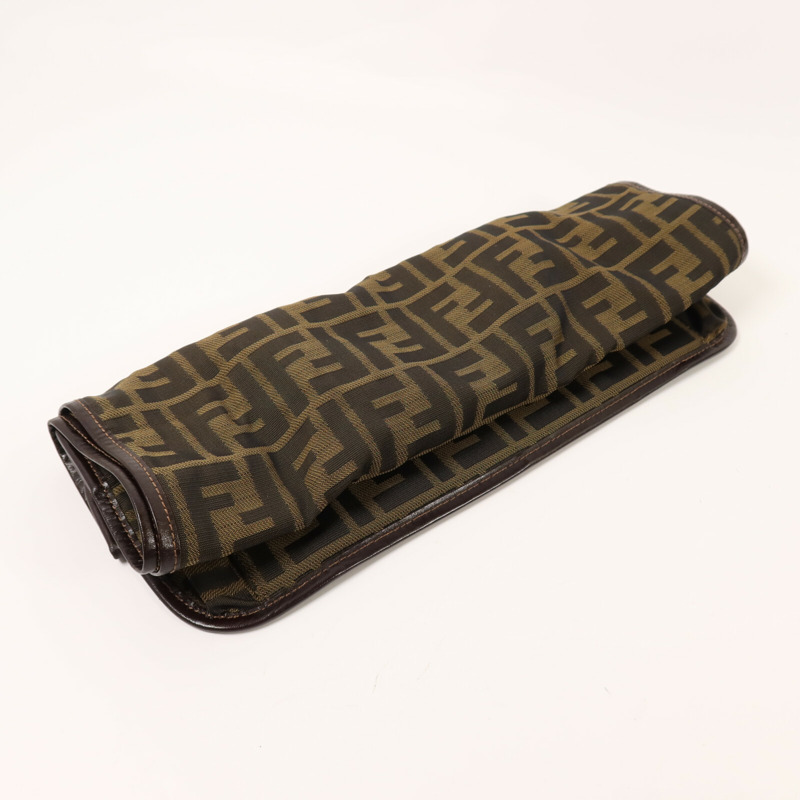 FENDI 帆布Hand Bag銀扣手挽袋-14