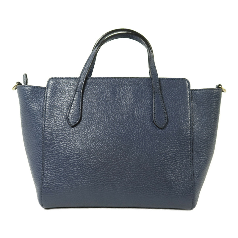 GUCCI 牛皮皮革2 Way Shoulder銀扣手挽肩背兩用袋-1