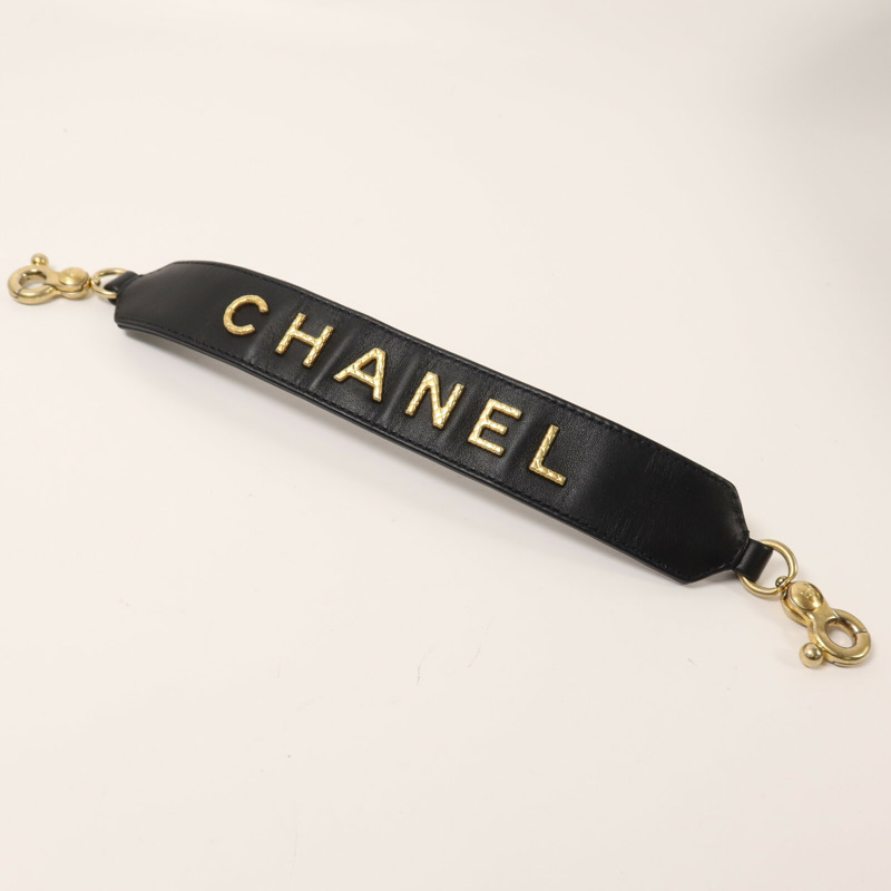 CHANEL 羊皮皮革Boy 25金扣鏈帶手挽肩背兩用袋-15