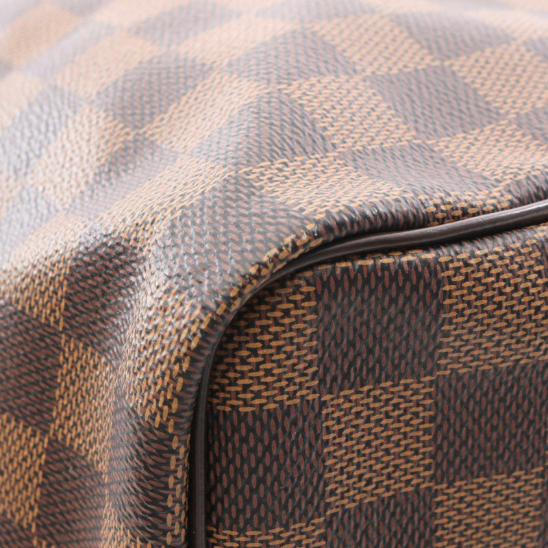 路易威登 Speedy Bandouliere 35 手提包，塗層帆布和皮革，飾以 Damier 皮革，棕色，女士，N41366-6