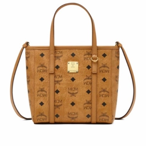 MCM 女士 迷你Toni Visetos頂部拉鍊單肩包均碼碼MINI、19cm*9.5cm*18.5cm