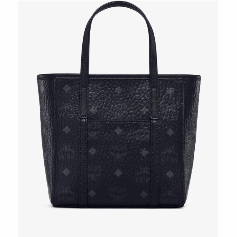 MCM 女士 黑色logo印花小號單肩包均碼 通用碼18.5 X 9.5 X 19 CM-3