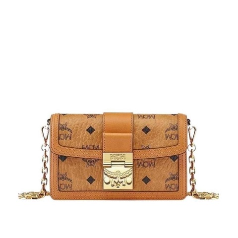MCM 女士 迷你Tracy Visetos鏈條單肩包均碼碼18.5 X 5 X 11cm