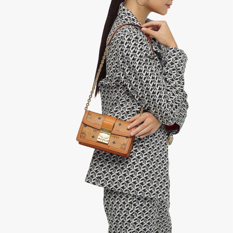 MCM 女士 迷你Tracy Visetos鏈條單肩包均碼碼18.5 X 5 X 11cm-5