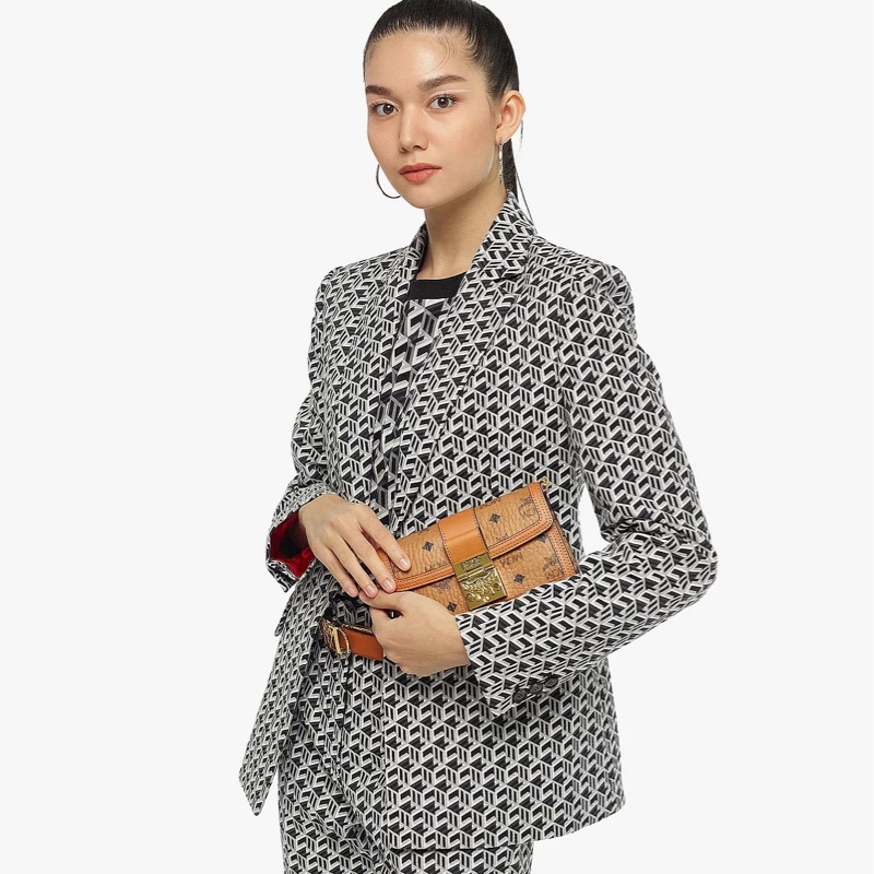 MCM 女士 迷你Tracy Visetos鏈條單肩包均碼碼18.5 X 5 X 11cm-6