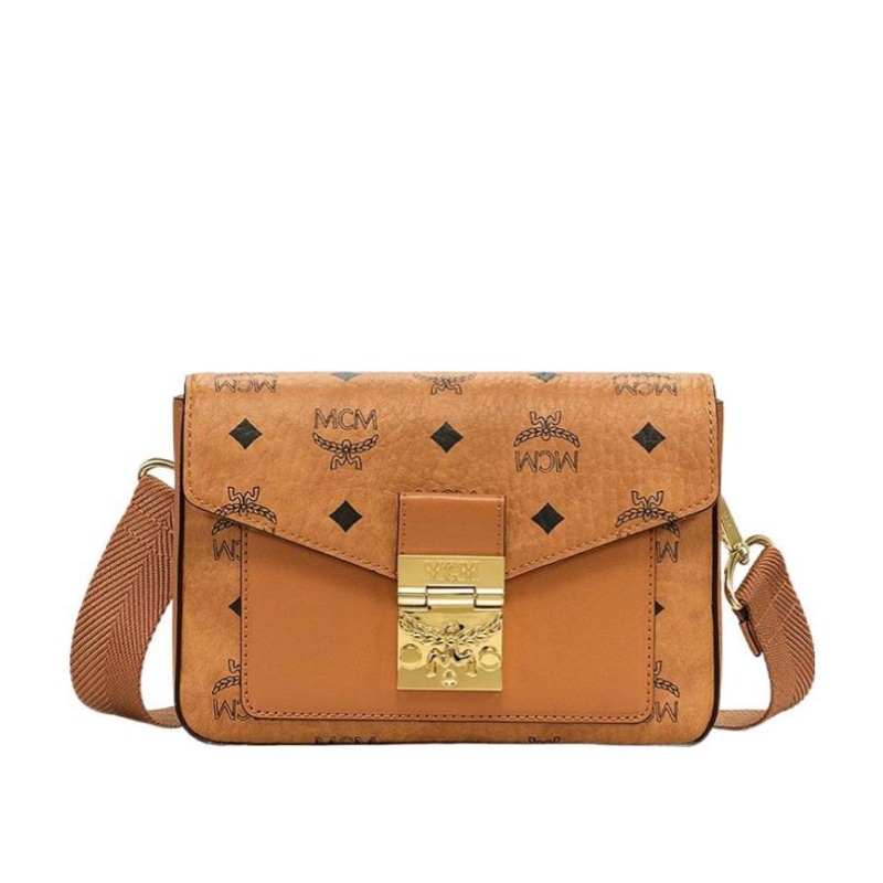 MCM 女士 Visetos 印花郵差單肩包均碼碼20.5cm*4cm*14cm-4