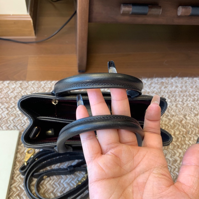 Chanel黑金mini 托特包-5