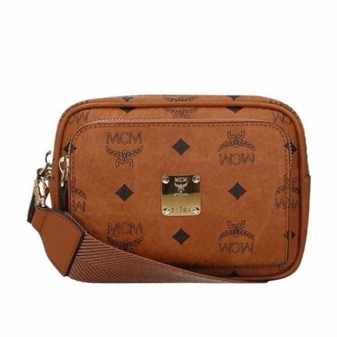 MCM 女士 KLASSIK 小號徽標斜挎包均碼碼12.5 x 17 x 5 CM