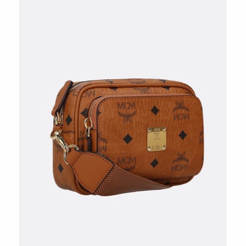 MCM 女士 KLASSIK 小號徽標斜挎包均碼碼12.5 x 17 x 5 CM-1