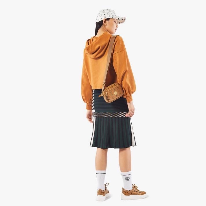 MCM 女士 KLASSIK 小號徽標斜挎包均碼碼12.5 x 17 x 5 CM-4