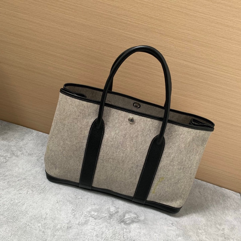 Hermès黑白花園包36-1