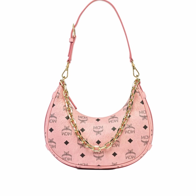 MCM 女士 Aren Crescent 小號流浪漢單肩包均碼碼25cm*7cm*15cm-1