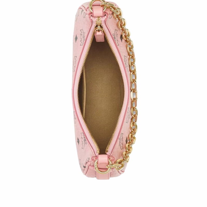 MCM 女士 Aren Crescent 小號流浪漢單肩包均碼碼25cm*7cm*15cm-4