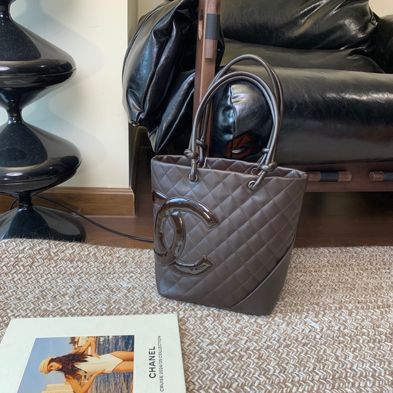 Chanel康鵬菜籃子小號-0