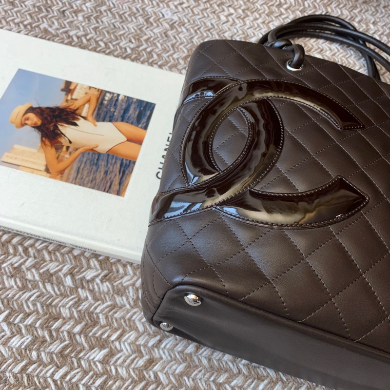 Chanel康鵬菜籃子小號-7