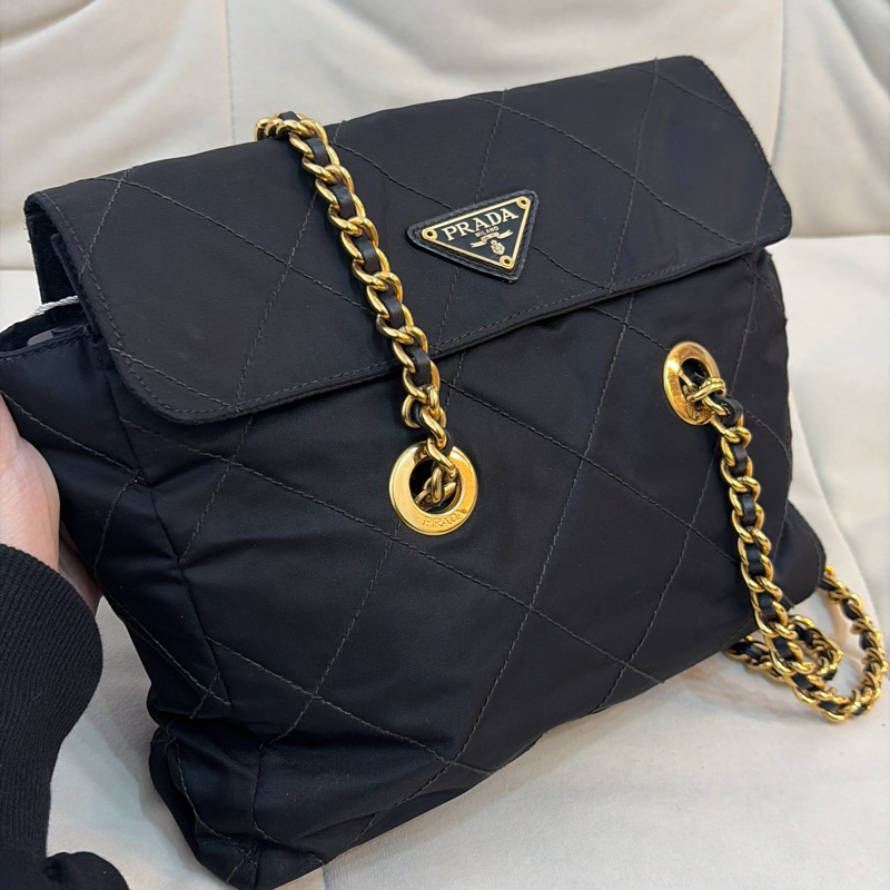 Prada 降落傘鏈條托特包 Tote-1