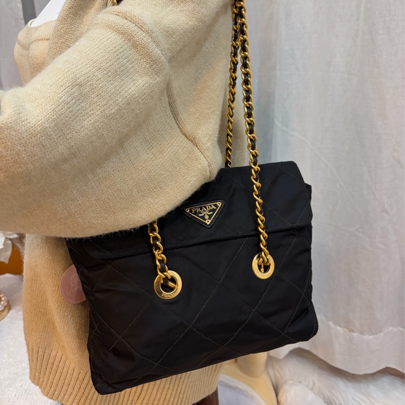 Prada 降落傘鏈條托特包 Tote-3