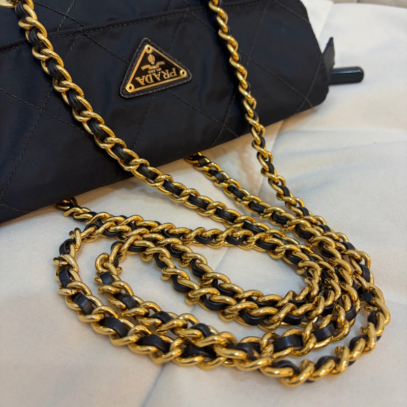 Prada 降落傘鏈條托特包 Tote-4