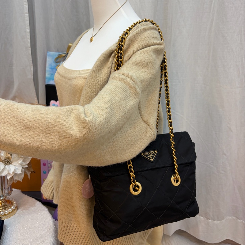 Prada 降落傘鏈條托特包 Tote-20