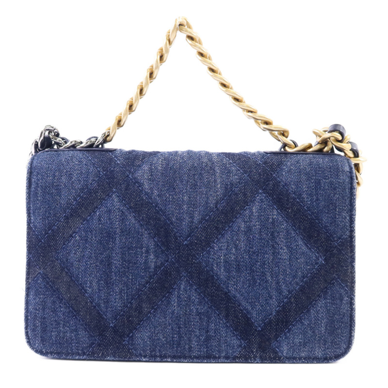 CHANEL 牛仔布WOC Wallet On Chain手挽肩背兩用袋-1