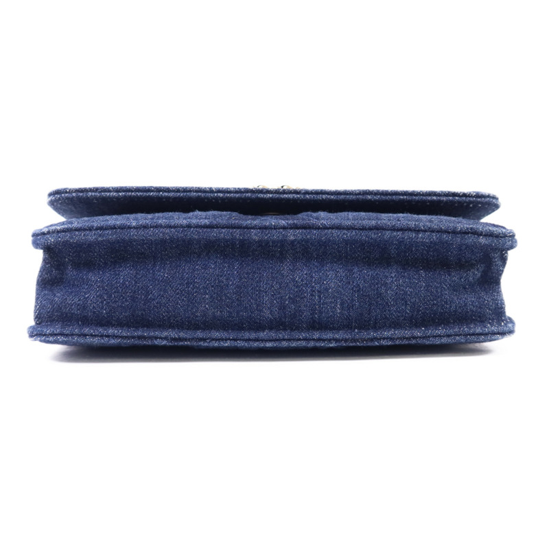 CHANEL 牛仔布WOC Wallet On Chain手挽肩背兩用袋-3