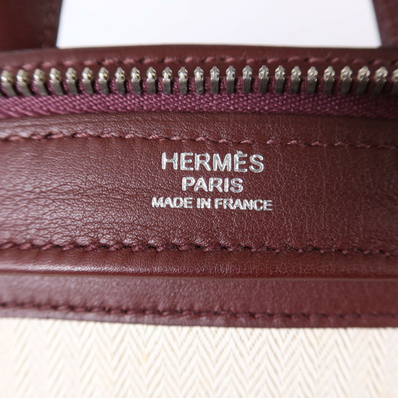 HERMES Evercolor皮革Cityback銀扣背包Blue/Red-5