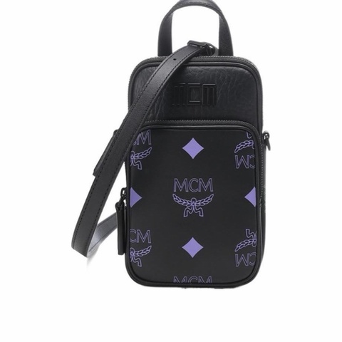 MCM 男士 徽標斜挎包均碼碼15.5 X 10 X 22 CM
